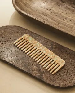 Поднос для ванной комнаты из серого мрамора Zara Home, серый