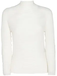 Плиссированный джемпер Issey Miyake, белый
