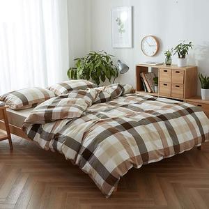 YUSIWOAL Комплект постельного белья из хлопка, мягкий, двойной размер