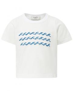 Майка Sea New York Winn Wave с вышивкой, белый