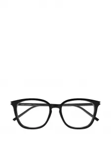 Очки с прямоугольной оправой Saint Laurent, черный