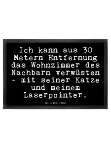 Коврик для ног Mr. & Mrs. Panda, черный