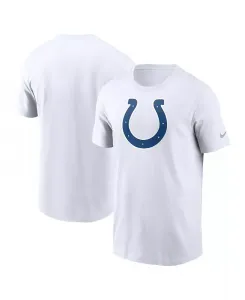 Мужская белая футболка Indianapolis Colts с основным логотипом Nike