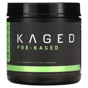 PRE-KAGED, Предтренировочный комплекс, розовый лимонад, 1,23 фунта (560 г) Kaged