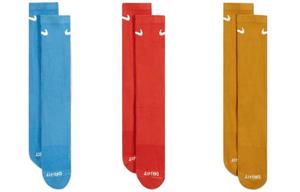 Мужские носки до середины икры Nike, 1 Set 3 Pack (красный/синий/коричневый)