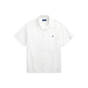 Хлопковая рубашка Polo Ralph Lauren, белый