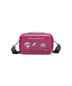 Сумка maybelle hardcase crossbody cate pins KARL LAGERFELD PARIS, розовый