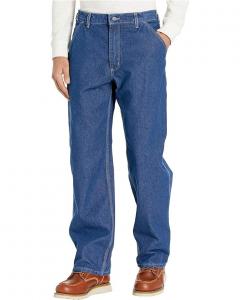 Джинсы Carhartt Flame-Resistant (FR) Signature Denim Dungarees, цвет Denim