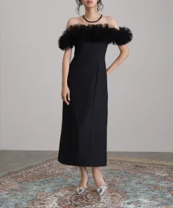 Платье для официальных свадеб, вечеринок, церемоний и торжественных мероприятий Pourvous, цвет Black