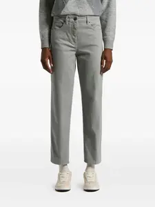 Джинсы с пятью карманами Peserico, серый