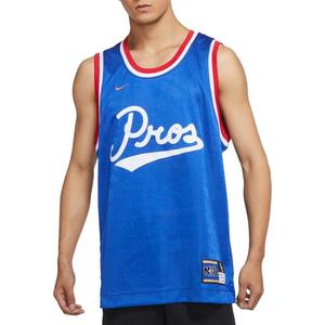 Баскетбольная майка унисекс синяя Nike, синий