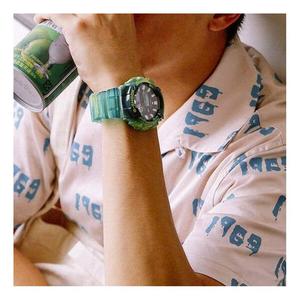 Часы CASIO G-Shock Analog-Digital 'Green', зеленый