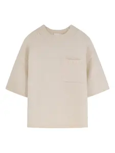Топ с нагрудным карманом Closed, светло-бежевый