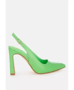 Сарка Туфли-лодочки с острым носом на шпильке London Rag, зеленый
