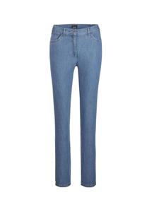 Короткий размер: элегантно декорированные джинсы Carla Goldner, голубой