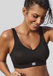 Бюстгальтер LASCANA Active High support sports bra, Schwarz/Black