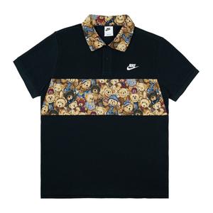 Nike Унисекс поло черное