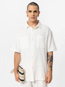 Удобная рубашка на пуговицах VAMOS CLO Moselle, белый