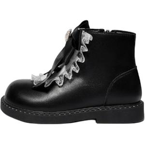 Snoffy Износостойкие и waterproof детские ботинки black kids