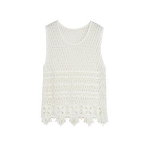 ELLE Свитер женский Ecru с круглым вырезом тонкий Others