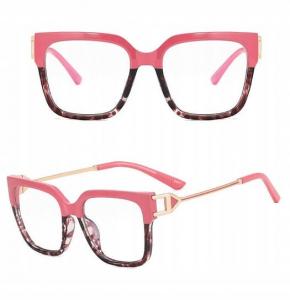 Твердые женские очки с прозрачными линзами для компьютера, гибкая УФ-оправа с синим светом, inna