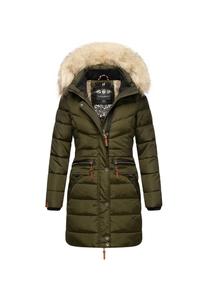 Стеганое пальто Паула NAVAHOO, цвет Dark Olive