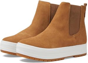 Ботинки Keds The Platform Chelsea Lug, цвет Brown Suede