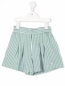 Шорты в полоску Monnalisa, зеленый