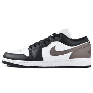 Jordan Баскетбольные кроссовки Air 1 с низким верхом, износостойкие, антискользящие, винтажные, мужские, черно-коричневые