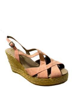 Женские сандалии Agua Wedge в лососевом цвете Eric michael, Salmon