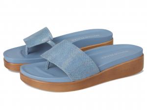 Сандалии Donald Pliner Fifi, Denim - Iridescent Snake