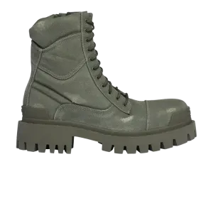 Кроссовки Balenciaga Combat Strike Boot, цвет Worn-Out - Khaki