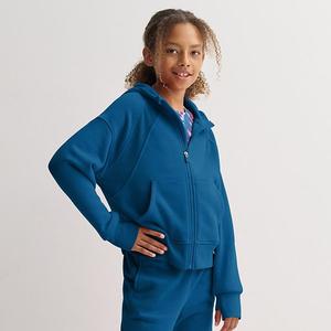 Детская худи с молнией и швами из флиса для девочек 7-16 лет Tek Gear, Moondance