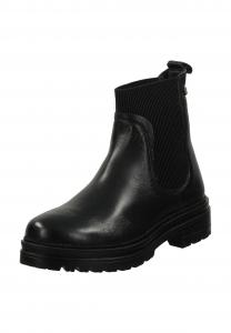 Кожаные/текстильные ботильоны LAZAMANI, черный