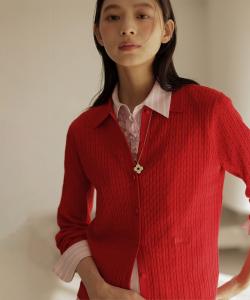 Вязаный кардиган COUCOU Suite, цвет Cherry Red [010]