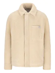 Куртка из овчины на пуговицах LOEWE, нейтральный