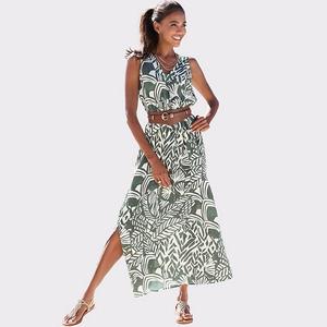 Женское платье макси с V-образным вырезом Lascana