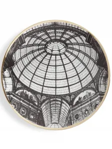 Тарелка Galleria de Milano Fornasetti, черный