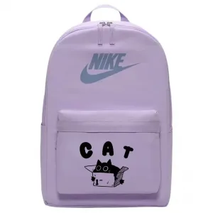 Nike Тканевый рюкзак унисекс фиолетовый, Black Cat