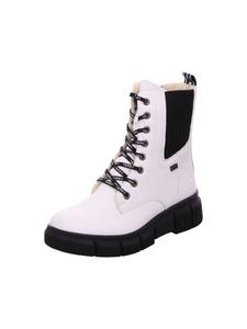 Ботильоны rieker Schnürstiefeletten, цвет weiss/schwarz