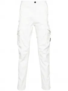 Зауженные брюки карго C.P. Company, белый