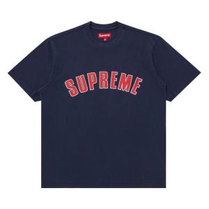 Топ Supreme Cracked Arc Short-Sleeve Top, синий
