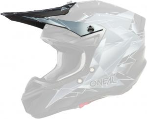 Козырек шлема Oneal 5series polyacrylite surge, Black/Gray