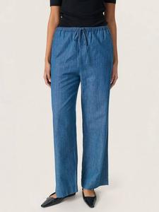 Брюки chamy из шамбре Soaked In Luxury, синий