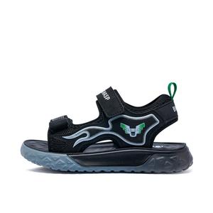 Детские сандалии нескользящие дышащие легкие амортизирующие устойчивые к истиранию BIG WASP, черный