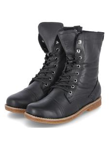 Ботинки на шнуровке черного цвета Andrea Conti