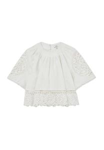Блуза Reiss CARINE SWING, Ivory/White