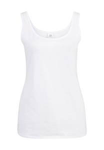 Женская майка из одинарного джерси с круглым вырезом Natural Comfort CALIDA, белый