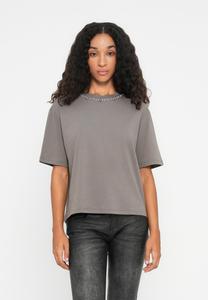 Футболка Noisy May NMBELLE SIMILI, Charcoal Gray /Anthracite