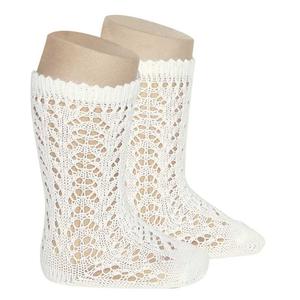 Детские ажурные гольфы Condor Pearl для детей от 4 до 11 лет, идеально подходят для выпускных и церемоний поступления.